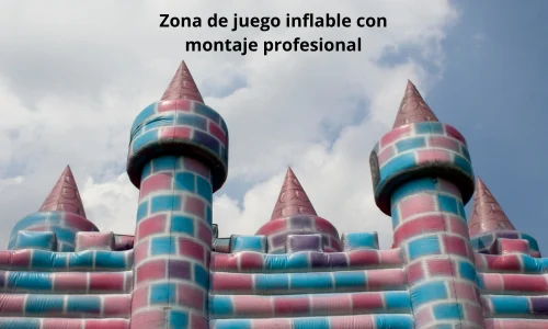 Zona de juego inflable con montaje profesional Zona de juego inflable con montaje profesional