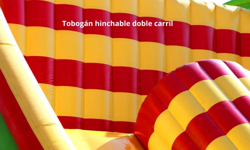 tobogan hinchable doble carril tobogan hinchable doble carril