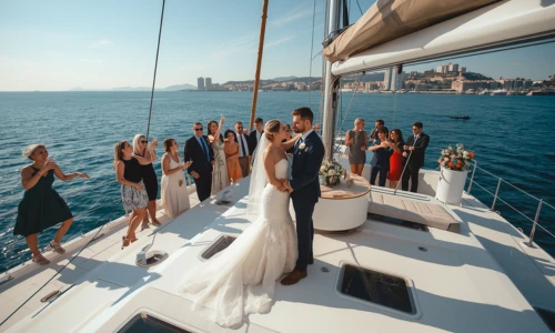 wedding-hire-catamaran-barcelona wedding-hire-catamaran-barcelona